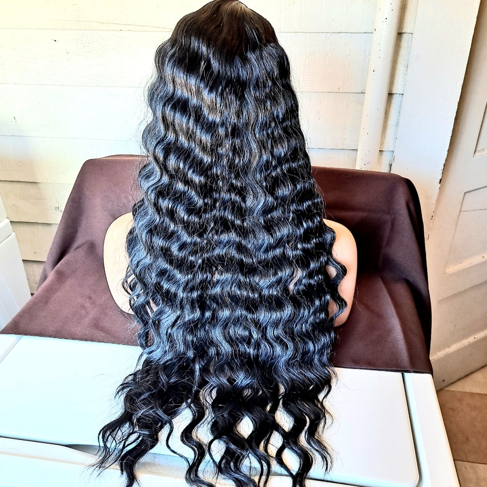 Long 32" Inch Deep Wave Wig